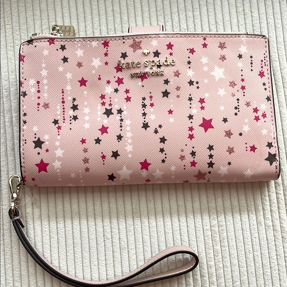 Star pattern Kate spade wristlet